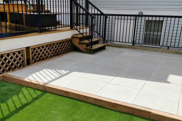 paver patio hardscaping