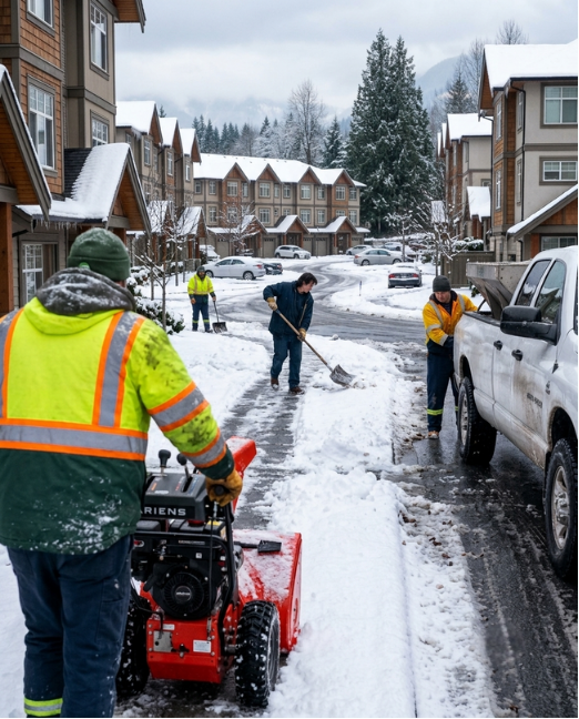 commercial snow removal and salting